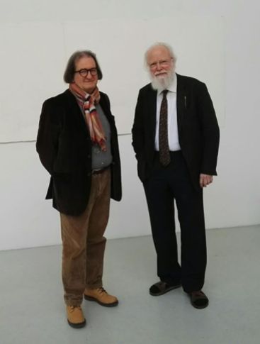 Con F.A.Morat al Morat-Institut fur Kunst und Kunstwissenschaft Freiburg.