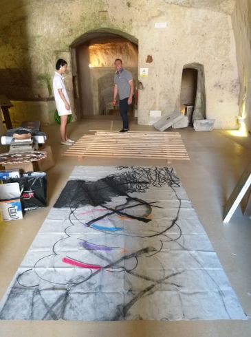 L.Zhang in allestimento a Matera 2019