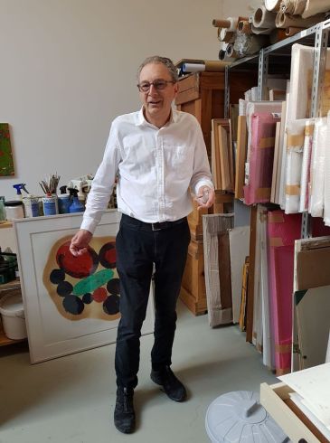 Rainer Gross in studio a Koln 2018
